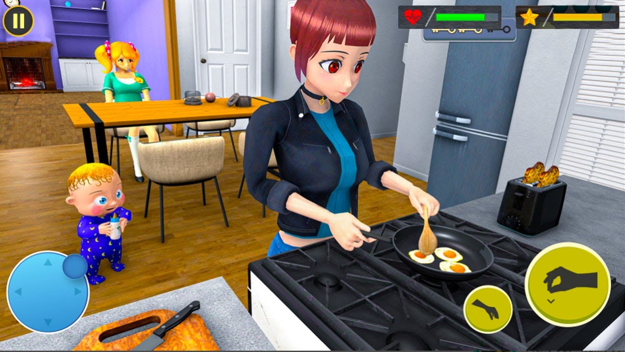 Anime Mother Simulator 3D - Mom Life Simulator Game - Android Gameplay