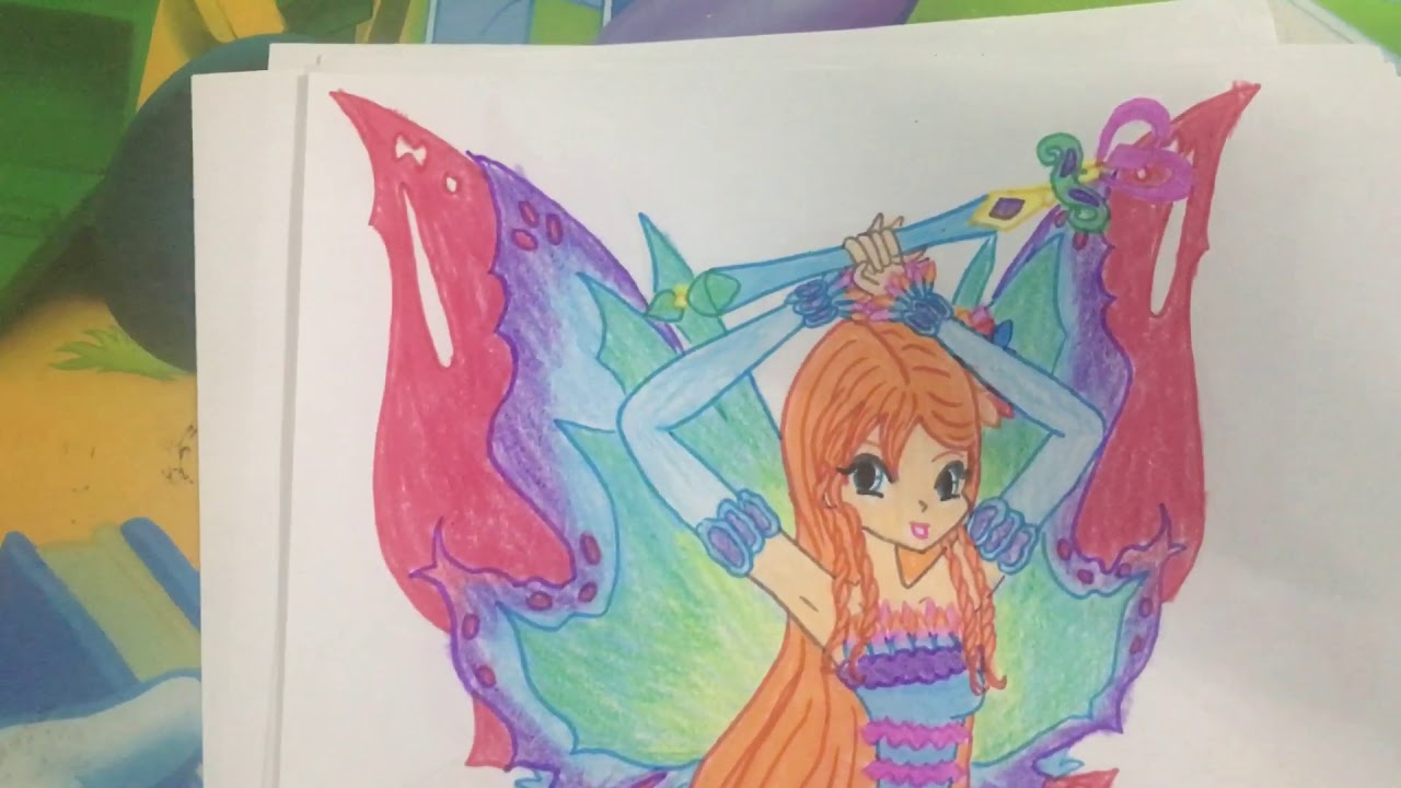 My Winx club Bloom🔥 Drawing 2019