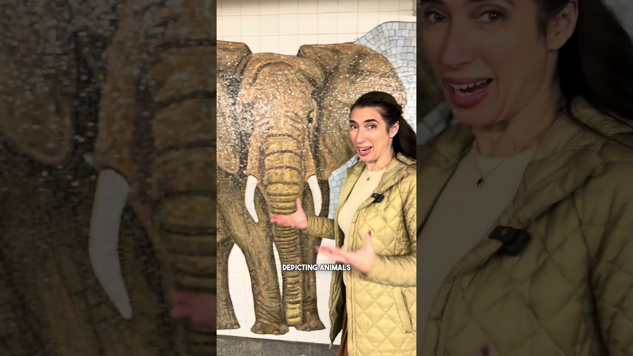 Искусство в метро Нью-Йорка | Станция метро 81 St American Museum of Natural History