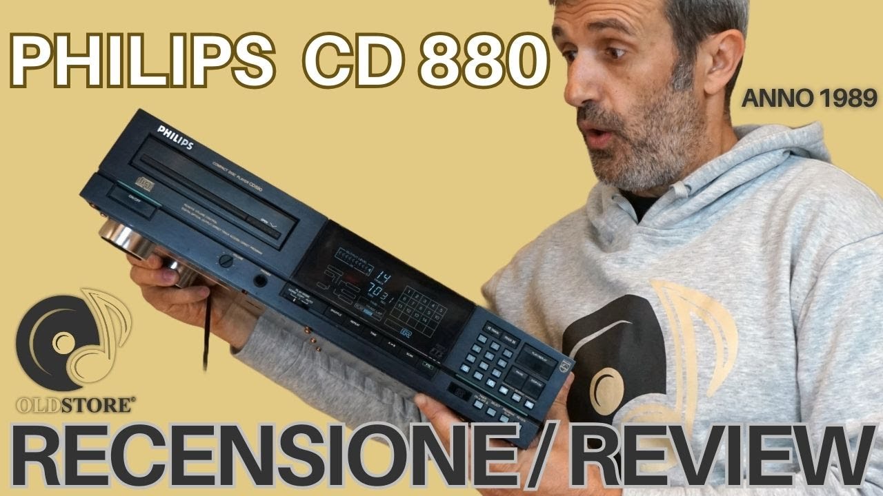 Philips CD 880 - lettore CD - RECENSIONE / REVIEW