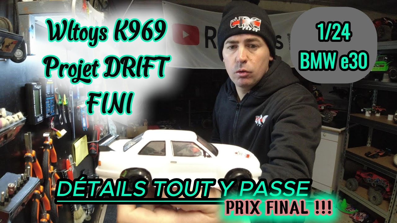 Wltoys K969 DRIFT projet Fini | Tout les détails et les étapes pour bien la faire Drifter.