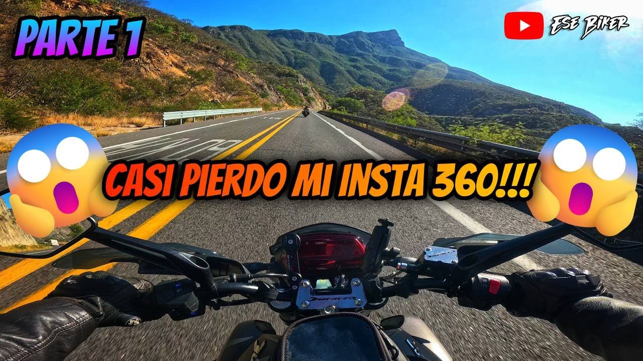 Viaje a Oaxaca en moto | San José del Pacífico - Huatulco - San Agustín | PARTE 1 Se cae mi Insta x4