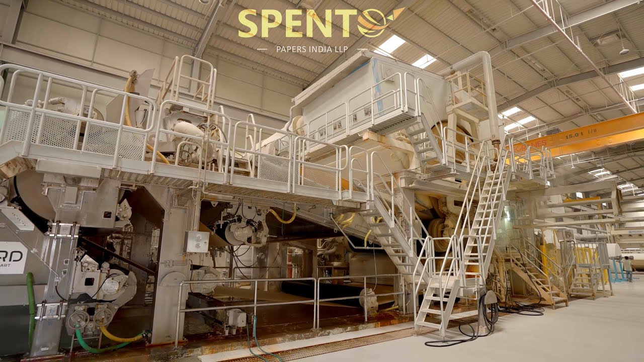 How Recycled Paper Is Made I Spento Papers India LLP I Duplex Board Manufacturing Paper Mill - India