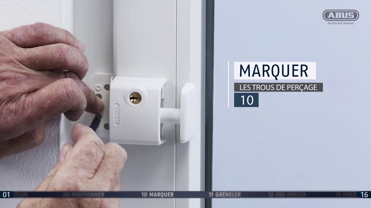 Instructions de montage ABUS - Protection de fenêtre supplémentaire FTS3003