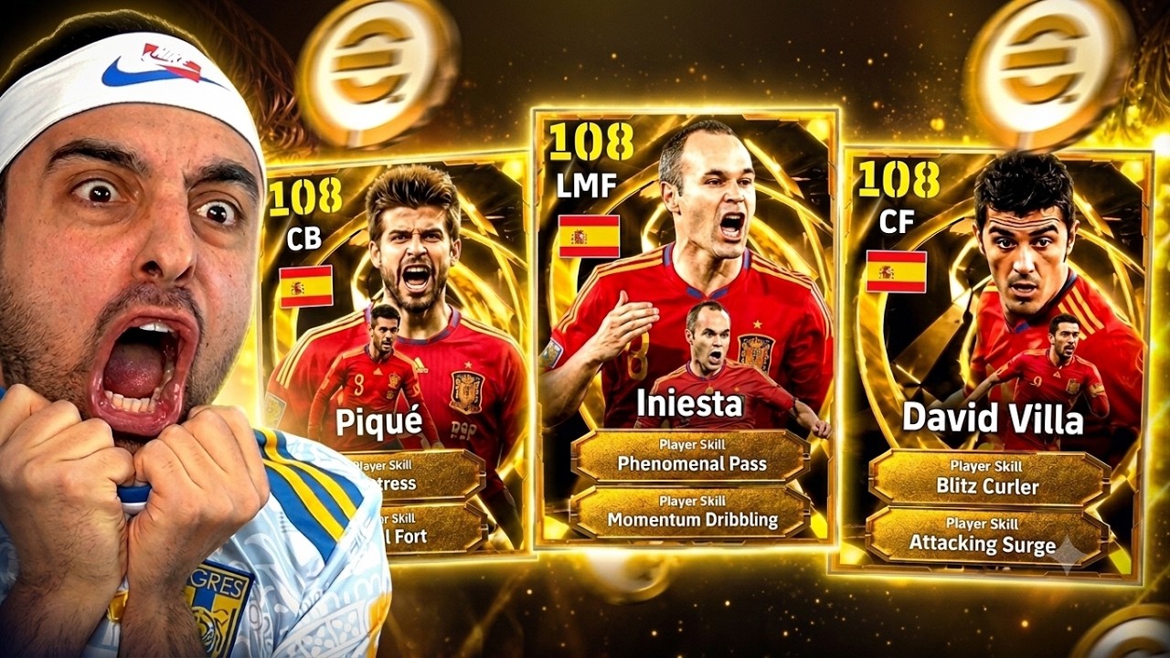 108 İNİESTA L&Uuml;TFEN &Ccedil;IKSIN 😱 106 PİQUE ! 106 BOMBACI DAVİD VİLLA ! TOP A&Ccedil;ILIMI EFOOTBALL 2026