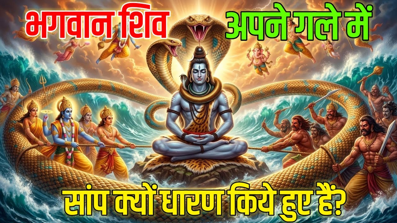 भगवान शिव के गले में नाग क्यों| Bhagwan Shiv Aur Vasuki Ki Kahani |  | Spiritual Story & Life Lesson