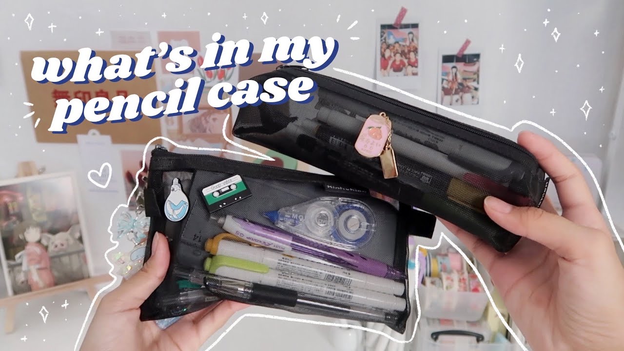what's in my pencil case 🌷
