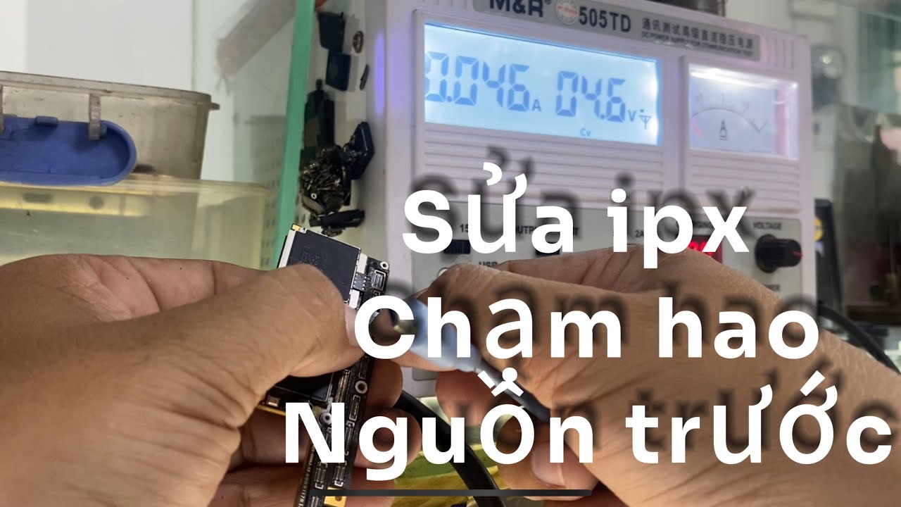 Thay ic công suất 2g iphone x chạm gây hao nguồn