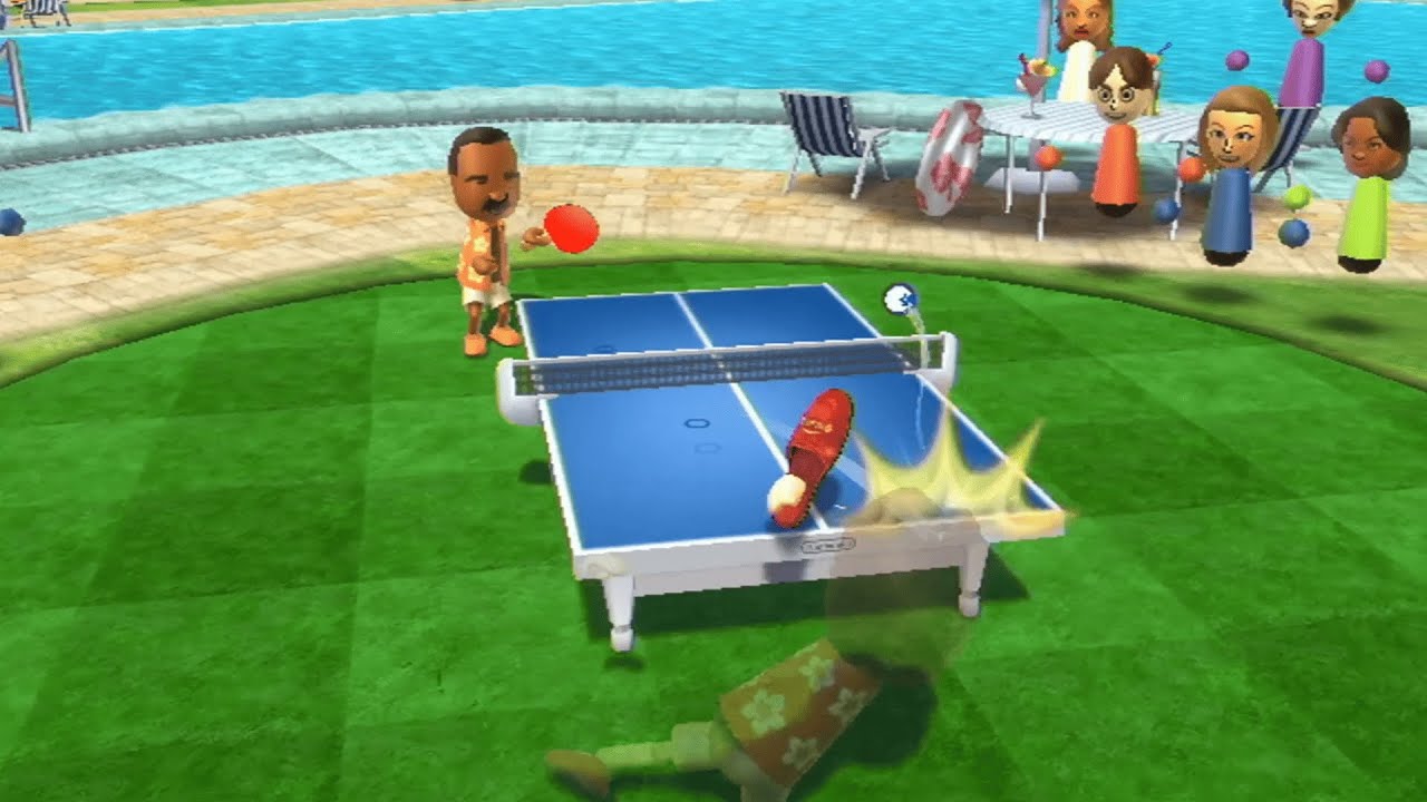 v Andy  Full Match【Wii Sports Resort】