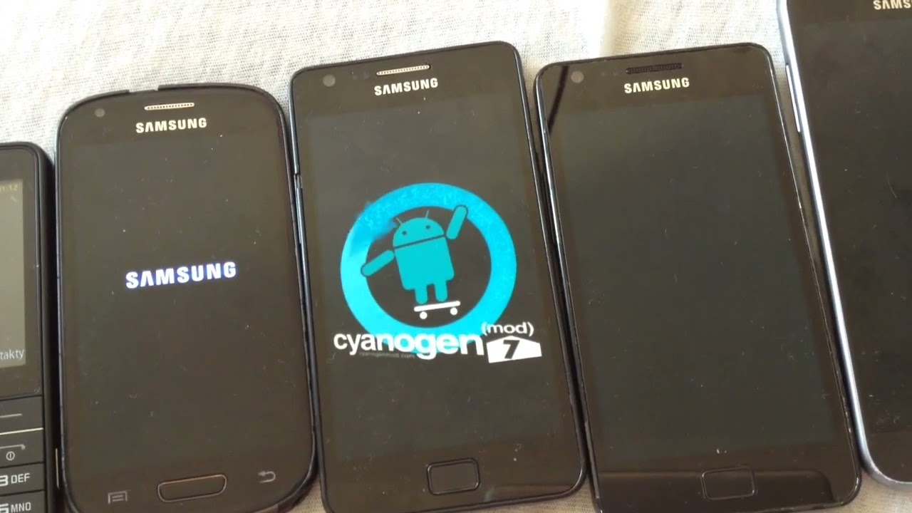 Powering ON all my samsung phones and 1 tablet (09 2023)
