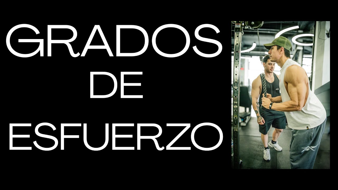 Estandarización de ejercicios y grados de esfuerzo