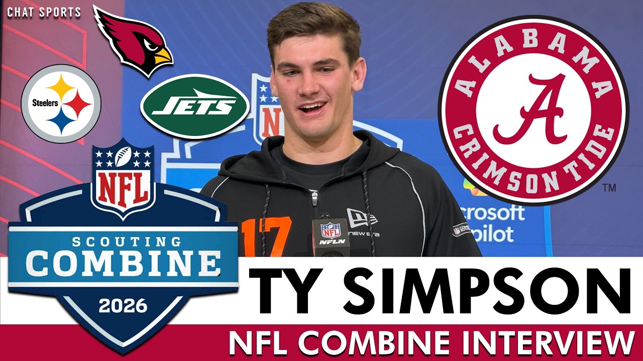 Ty Simpson 2026 NFL Combine Interview Before The 2026 NFL Draft | Alabama Draft News & Rumors