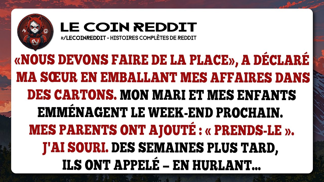 Ma famille me met à la porte. J'ai souri. Semaines plus tard, ils hurlaient.