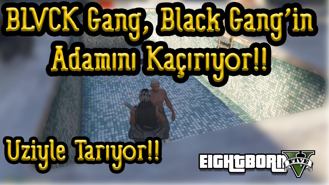 EightbornV BLVCK Gang, Black Gang'in Adamını Kaçırıyor!! - Adamı Uziyle Tarıyor! EightbornV Squeatys