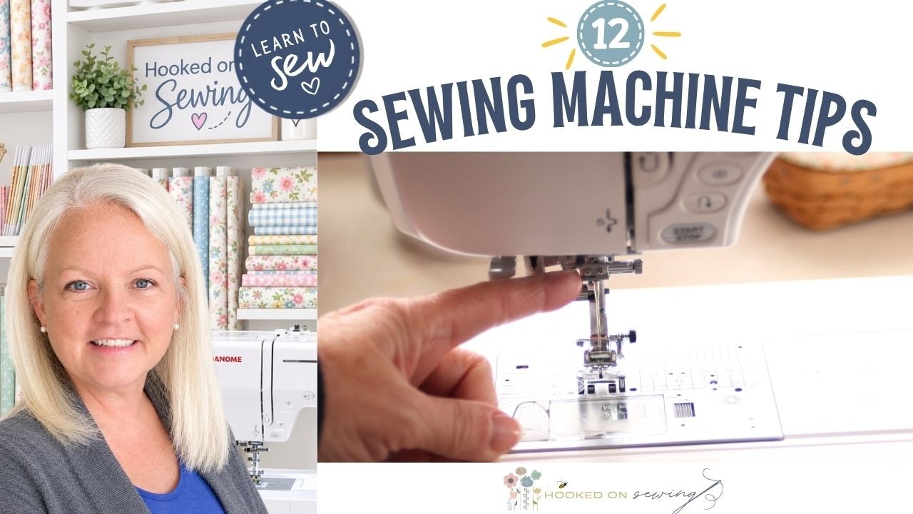 12 Tips for Using Your Sewing Machine for Beginners | Learn to Sew