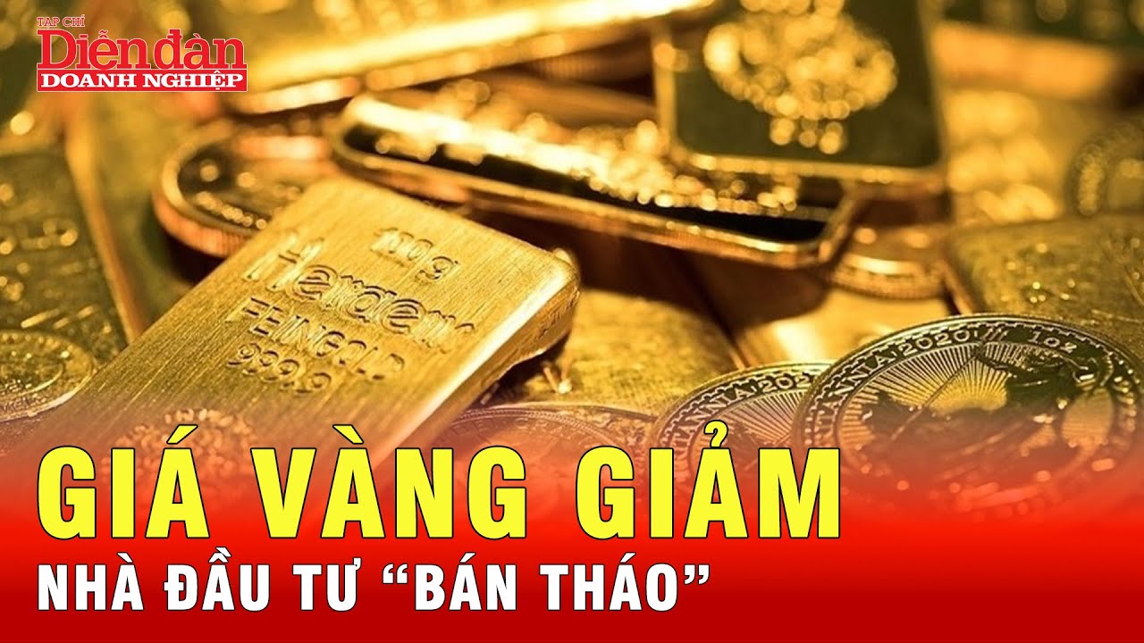Giá vàng liên tiếp giảm, nhà đầu tư đau đầu tìm cách “bán tháo” | Tin tức 24h