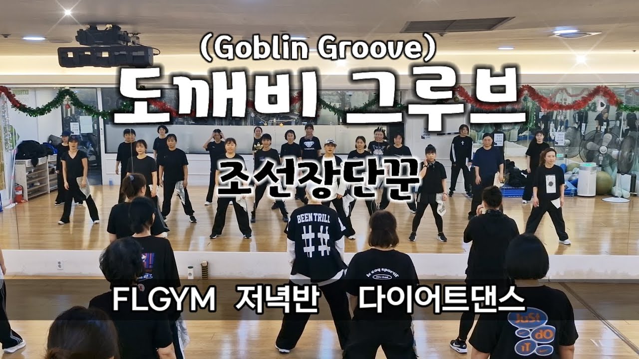 [FL짐 저녁반 수업동영상]도깨비그루브(Goblin Groove)-조선장단꾼/힙합베이직/#한국트레이너진협회#화성지부#JS쌤안무