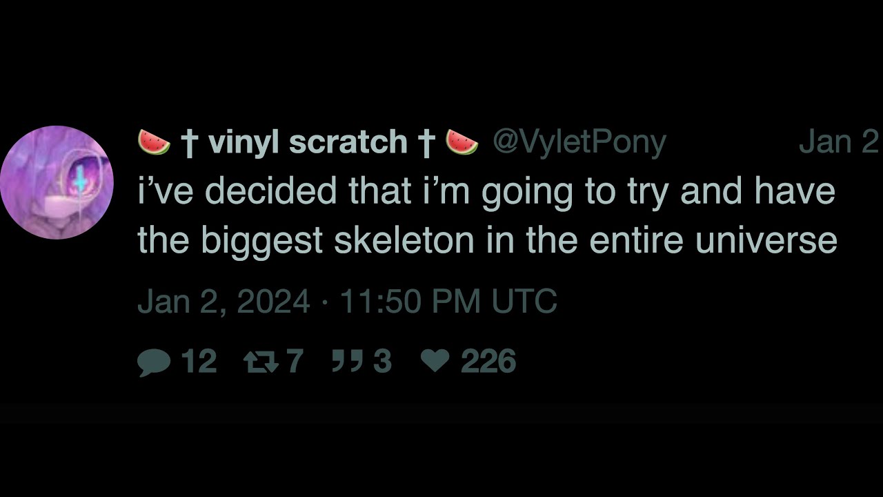 Vylet Pony's Unhinged Tweets