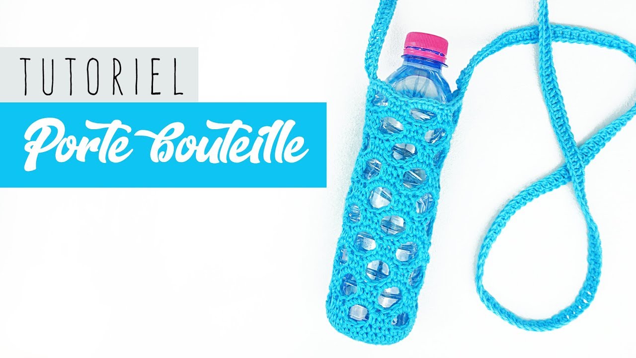 CROCHET TUTORIEL PORTE BOUTEILLE POINT NID D'ABEILLE