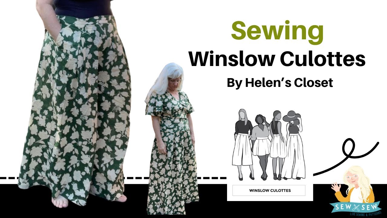 Sewing Winslow Culottes by Helen's Closet