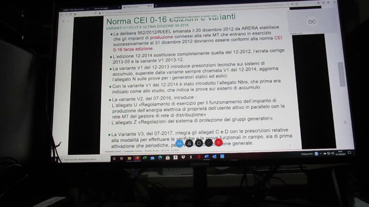 FCRM201001-1-Schneider.WEBINAR-N.CEI 0-16-Reg.Tecn.Conness.Utenti MT a Reti Distrib-Rel.D.Corti