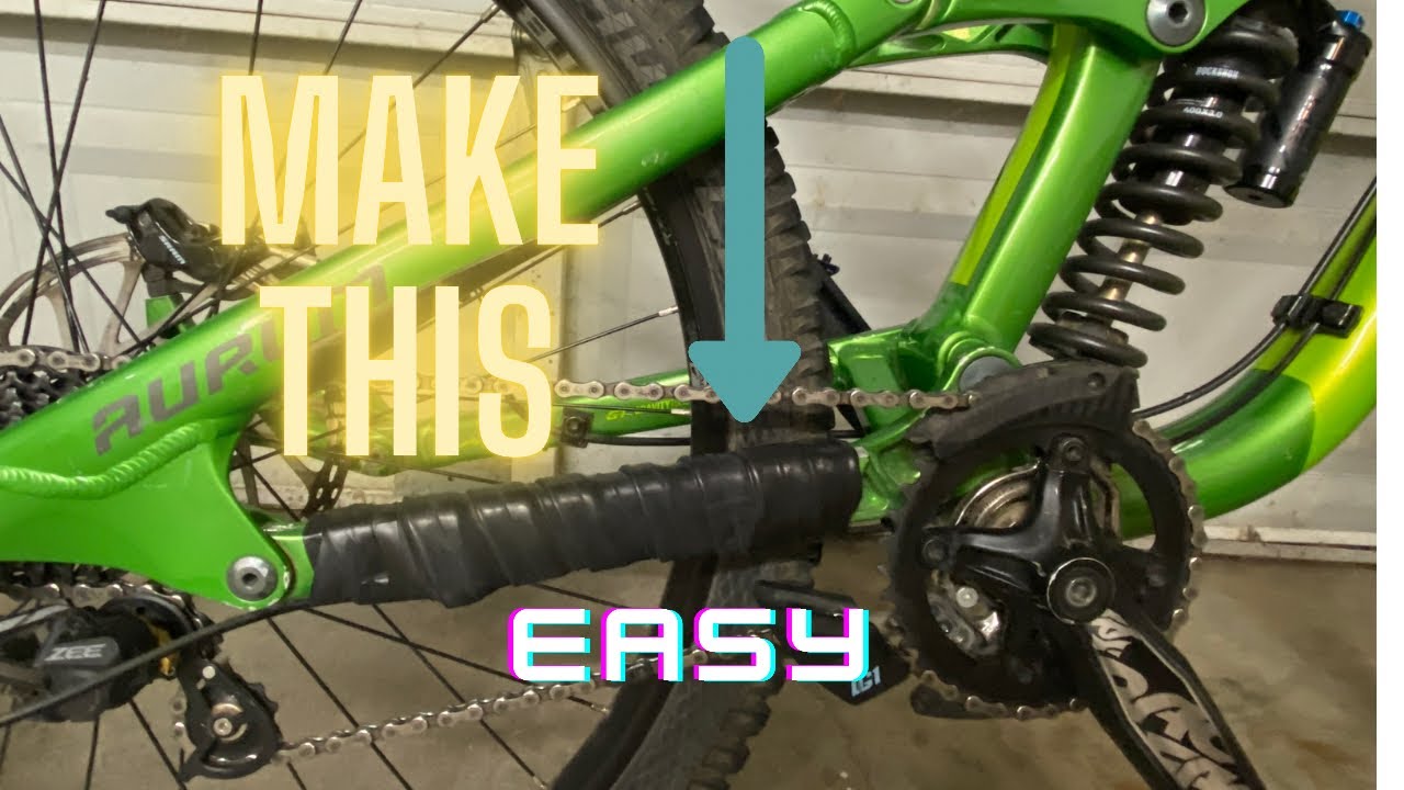 How to Make a Chainstay Protector for Your Mountain Bike : Simple, Effective and Cheap