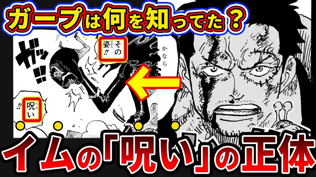 【ワンピース1165話】ガープだけ知るイム様の秘密とは？海軍の中でガープだけが知っている世界政府の正体【ゆっくり解説】