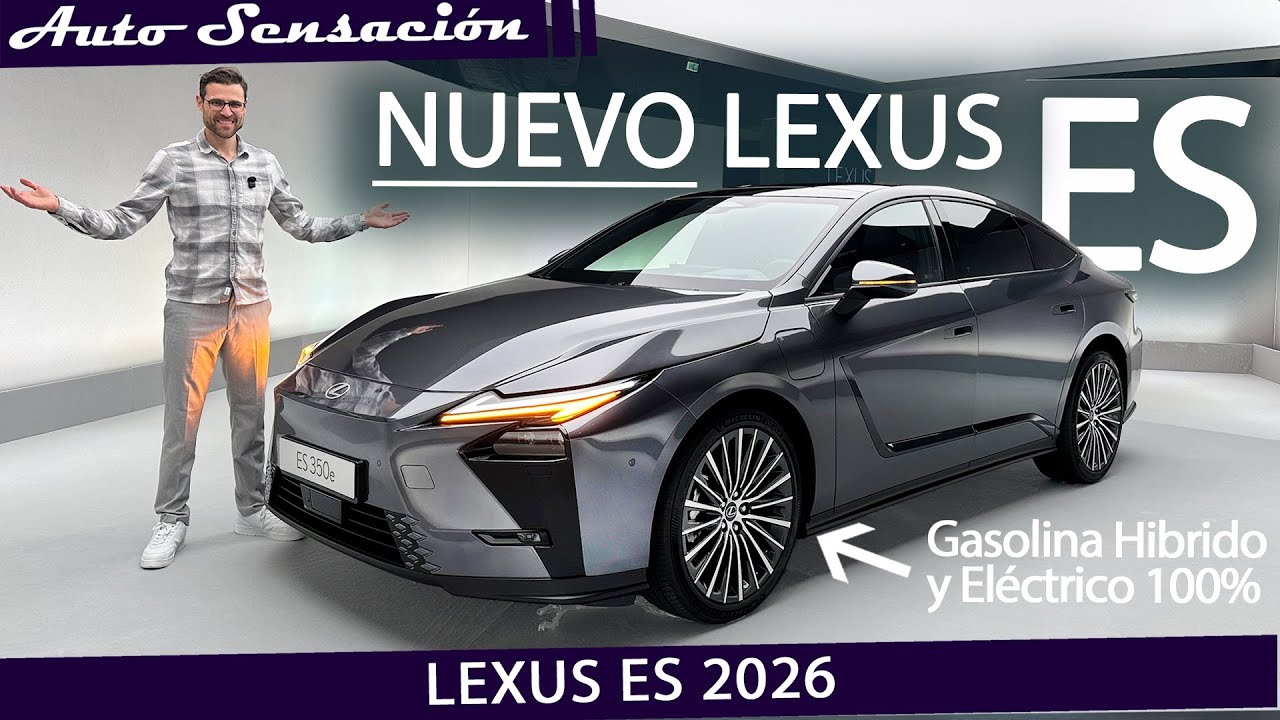 Presentación Lexus ES 2026. Mayor tamaño y cambios sorprendentes .