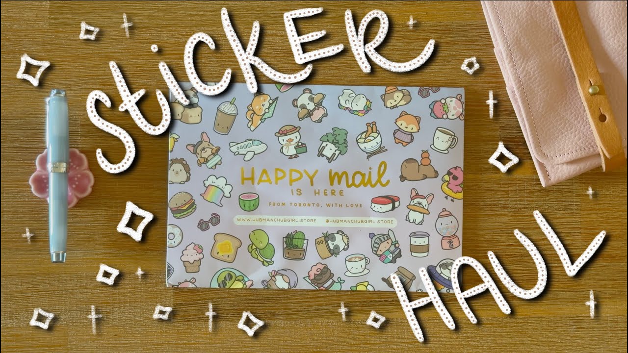 STICKER HAUL | Unboxing The Coffee Monsterz Co. + Hubman  and Chubgirl
