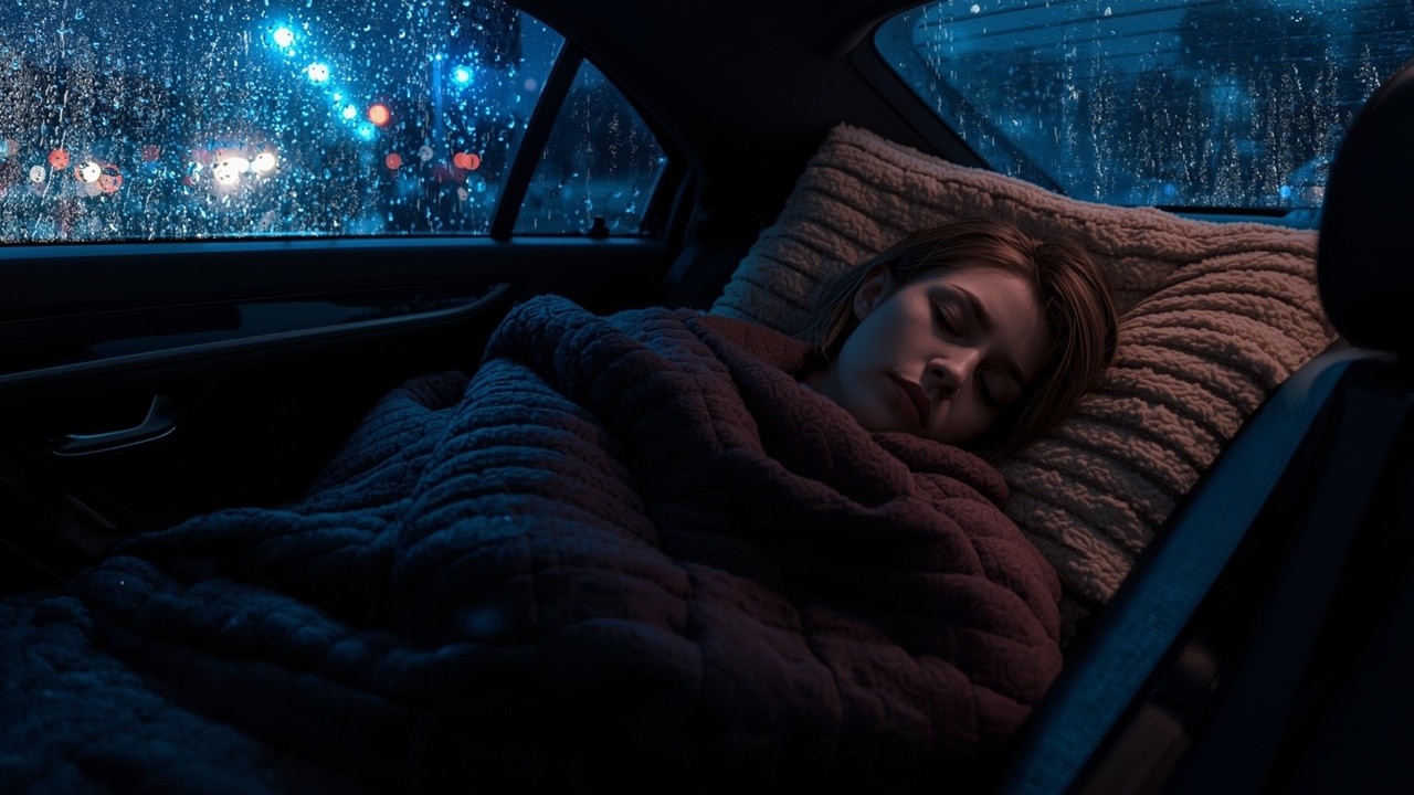 Chuva Contínua à Noite 🍃 Relaxamento Mental Profundo e Serenidade Total