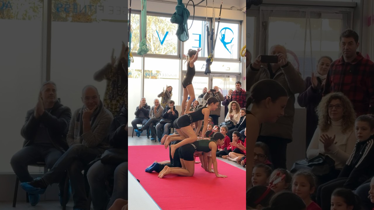 NOEMI CAVALERI FA UNA SUPER ACROBAZIA AL SAGGIO DI GINNASTICA! 