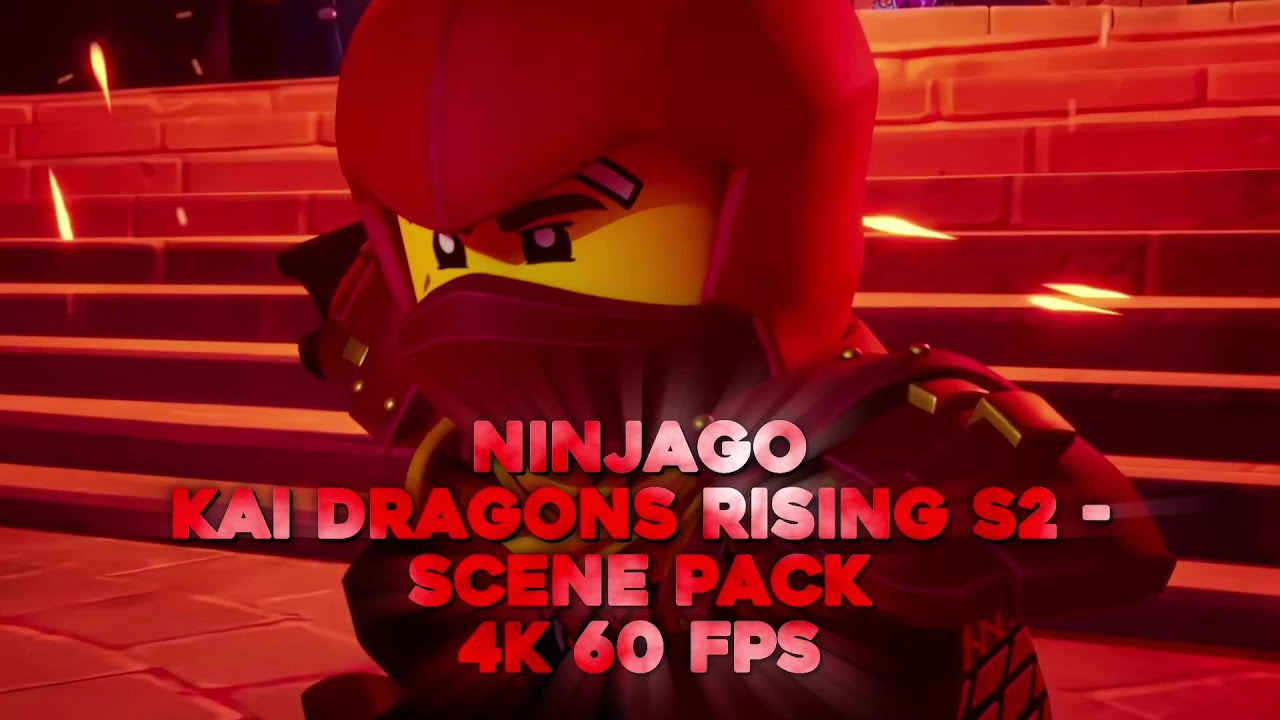 Ninjago Kai Dragons Rising Season 2 Scene pack 4K Real 60FPS (No Cc)