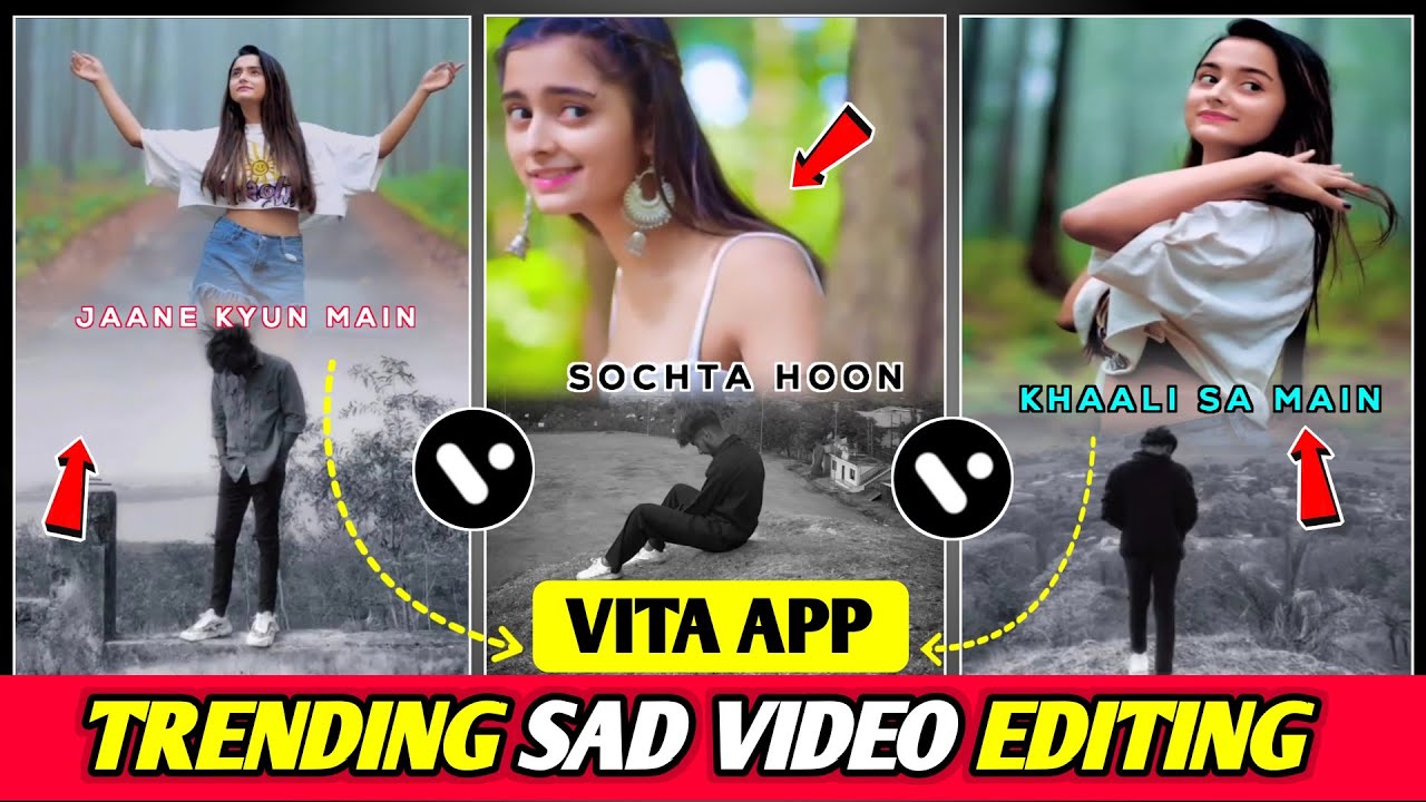 Trending Sad Video Editing in Vita App | Sad Instagram Reels Video Editing in Vita App
