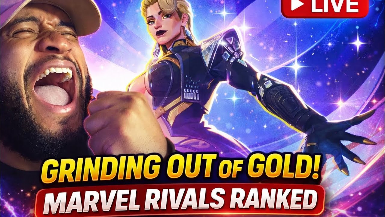 REAL Tank & Healer Main Grinding Gold to Plat in Marvel Rivals Ranked (LIVE)