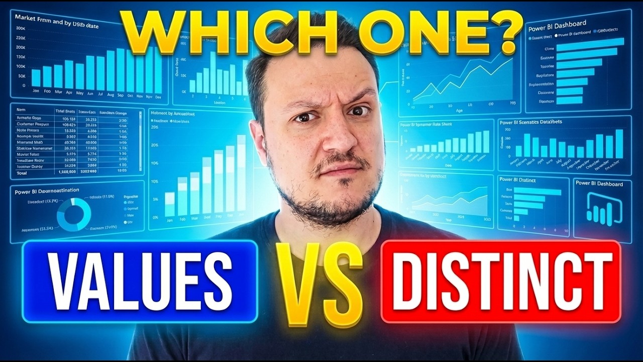DAX VALUES vs DISTINCT – The Difference You MUST Know