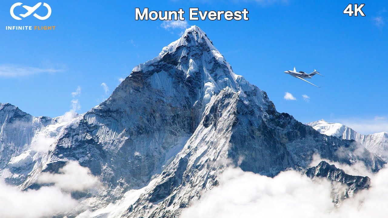 Flying to Mount Everest | Infinite flight | [4k]