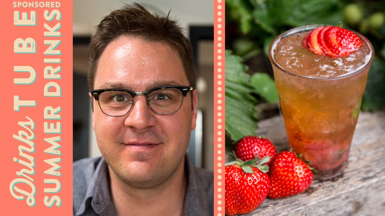Strawberry & Beer Mojito Cocktail | Tim Anderson