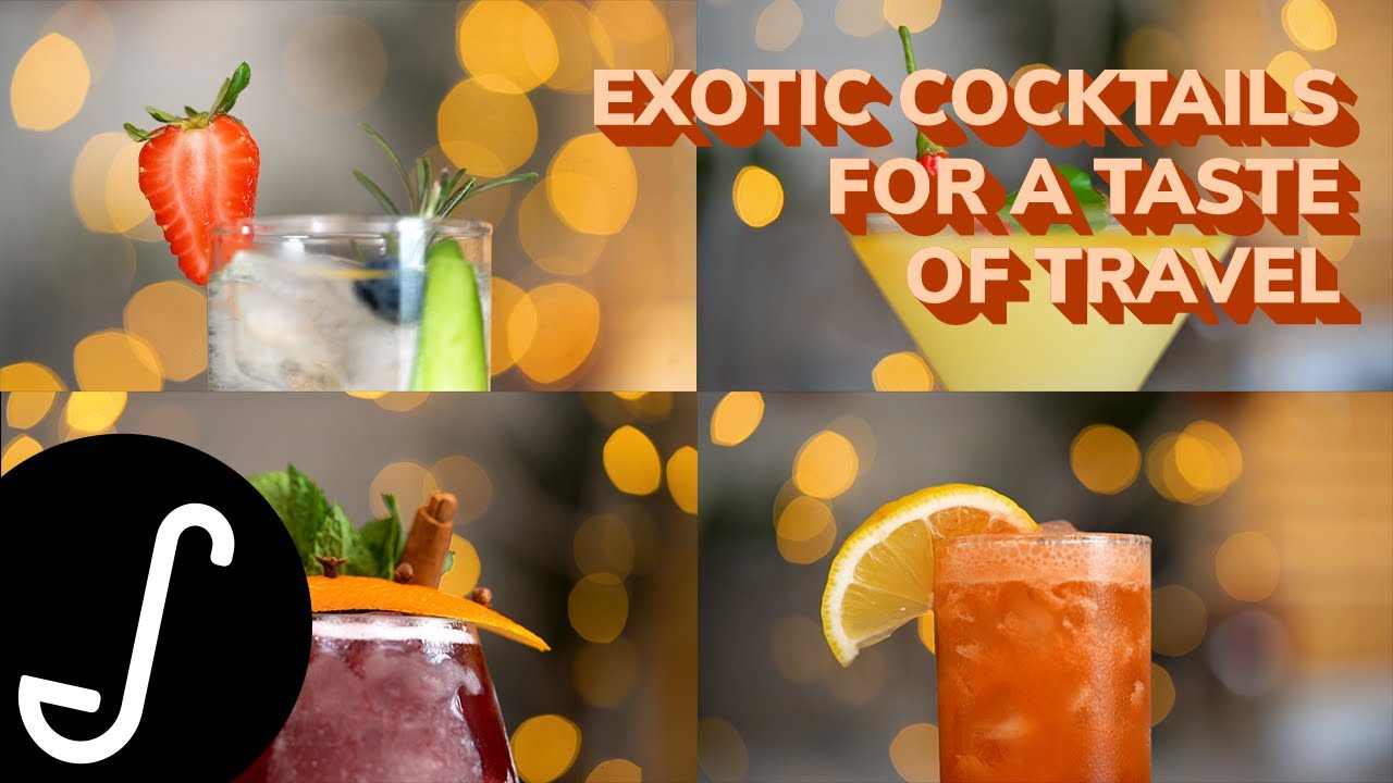 Exotic Cocktails for a Taste of Travel