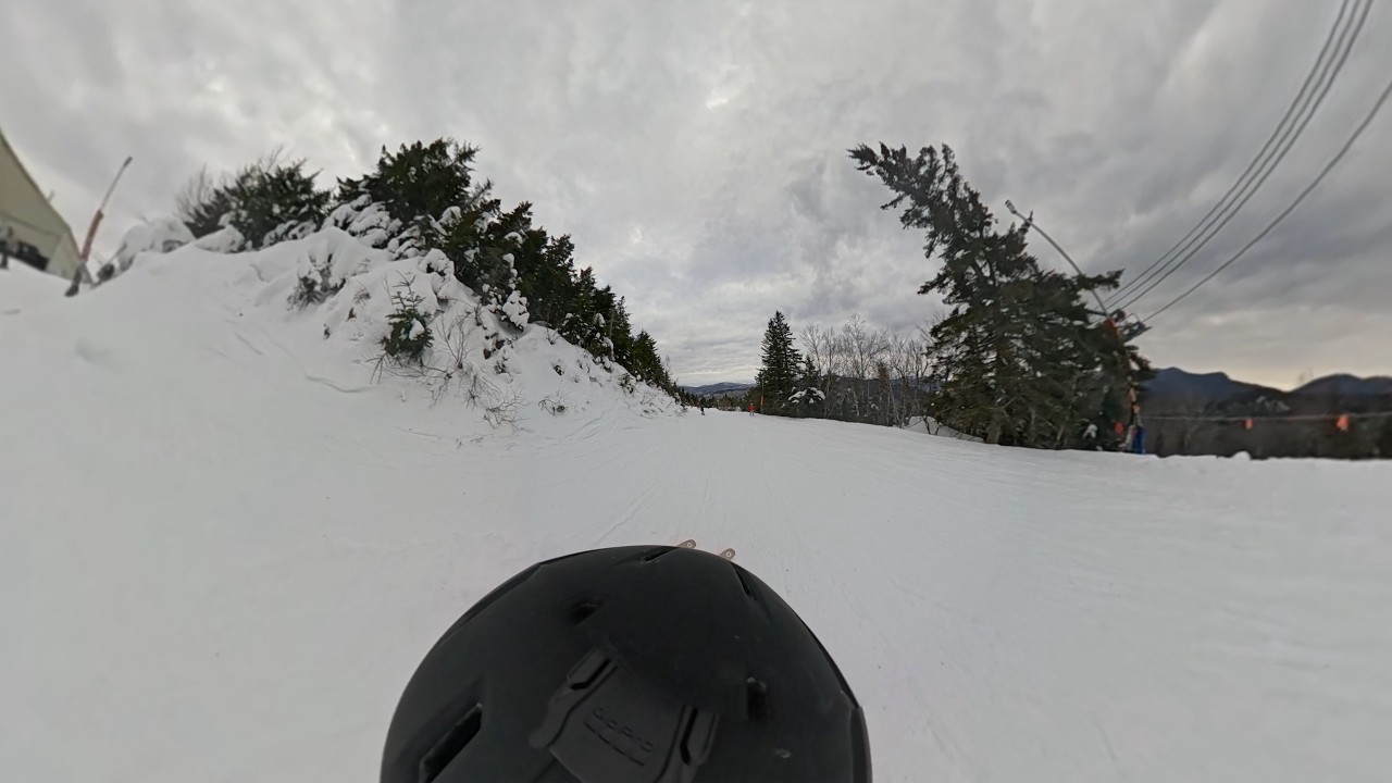 Loon Mountain resort - Exodus - Lower Bear Claw - Skiing with the crew