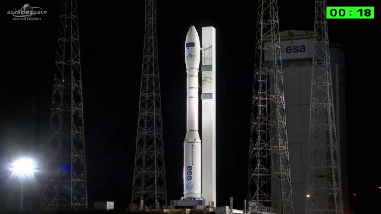 Liftoff of the Vega mission with Sentinel-2A