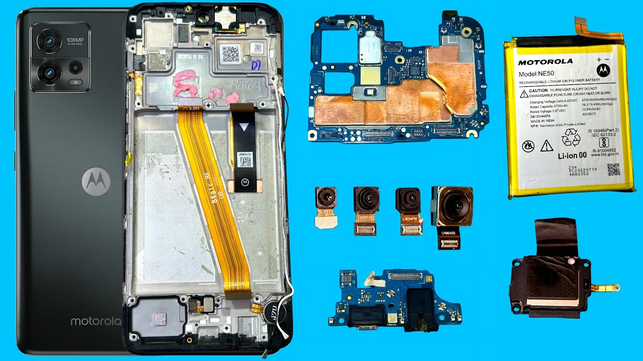 Motorola g72 5g disassembly / Motorola g72 5g teardown / Motorola g72 back panel open