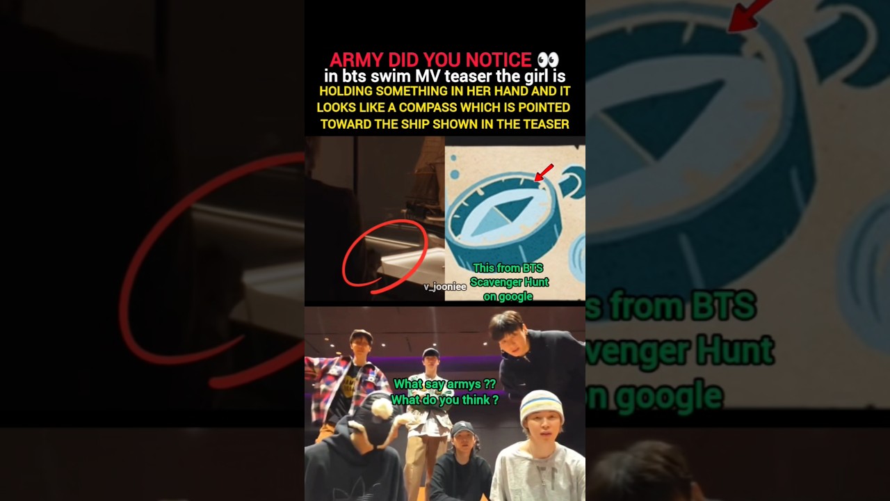army did you notice👀🤯bts swim teaser #bts #v #jk #jin #rm #suga #jimin #jhope #shorts #youtubeshorts