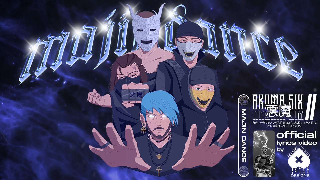 AKUMA SIX - MAJIN DANCE [Official Lyrics Video]