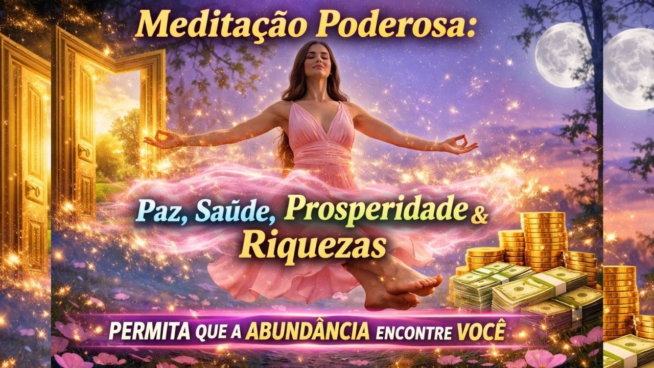 💫Meditação Poderosa para Atrair Paz, Saúde, Prosperidade, Abundância e Riquezas