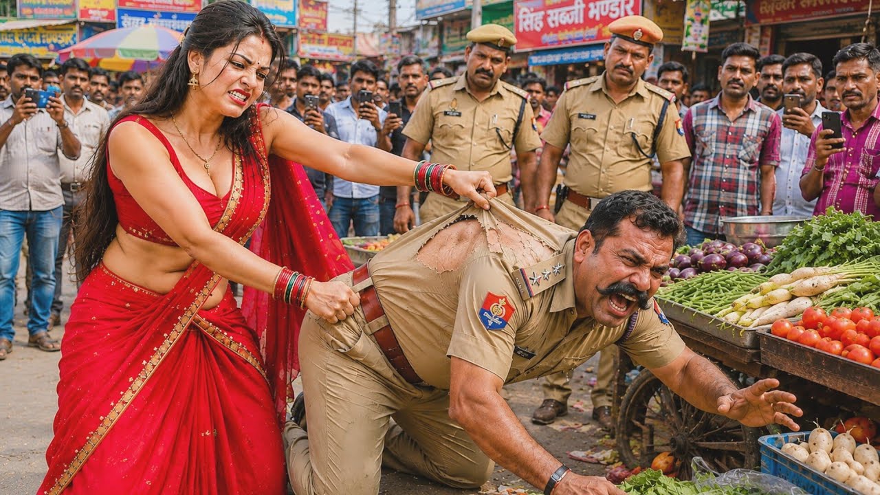 करप्ट इंस्पेक्टर ने आम औरत समझकर लड़की को तंग किया, अगले दिन वह लड़की IPS बनकर लौटी तो सबके होश उड़!