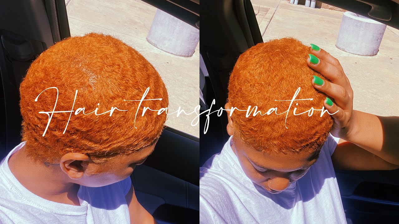 I CUT & DYED MY HAIR GINGER...Again