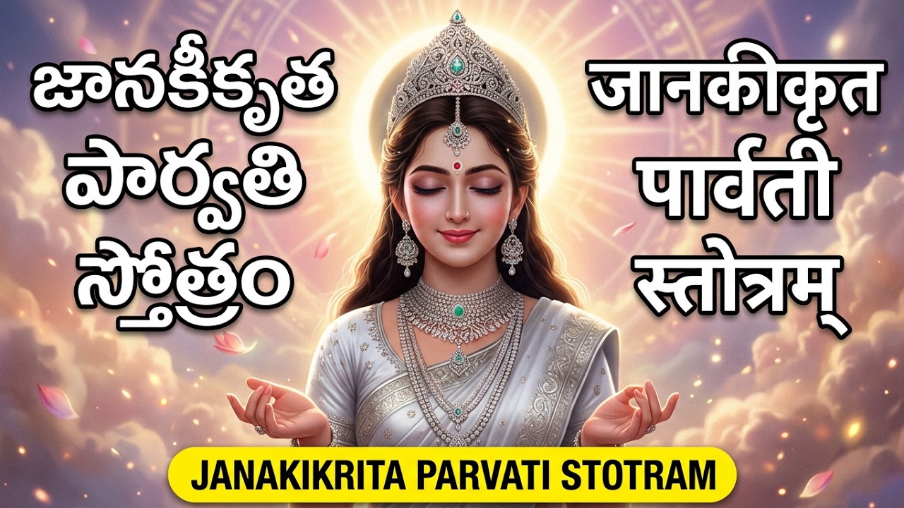 #जानकीकृत शिवप्रिया पार्वतीस्तोत्र #SIVA PARVATI DEVI STOTRAM# పార్వతీ దేవి స్తోత్రం#