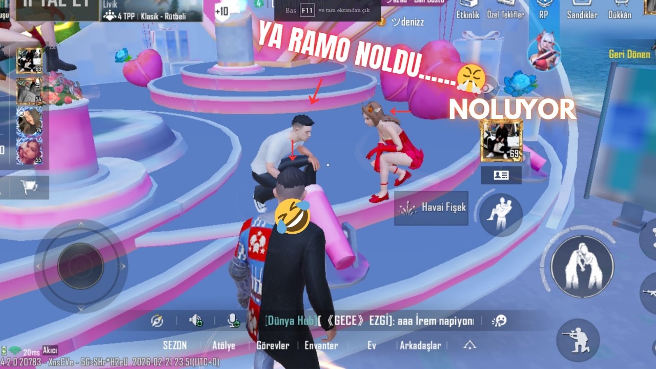 -PUBG MOBİLE AHMETİ SİNİR ETTİM!🤣
