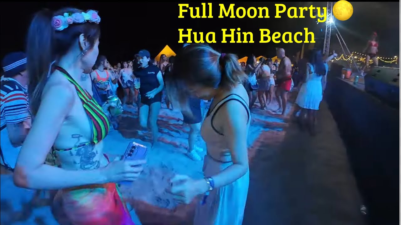 Thailand’s 1st Full Moon Party 2025: Hua Hin Beach (23-Min Raw)