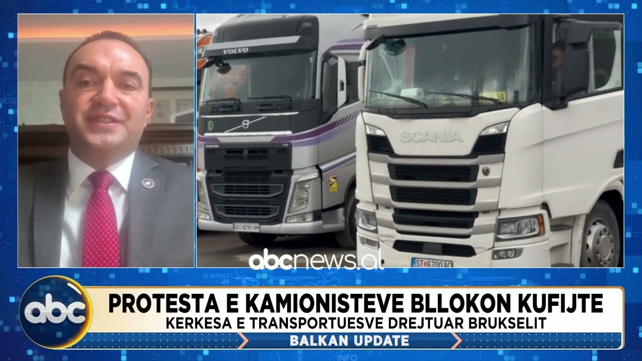 Protesta, kërkesa e transportuesve drejtuar Brukselit/ Rafuna: Do prekë Kosovën e Shqipërinë